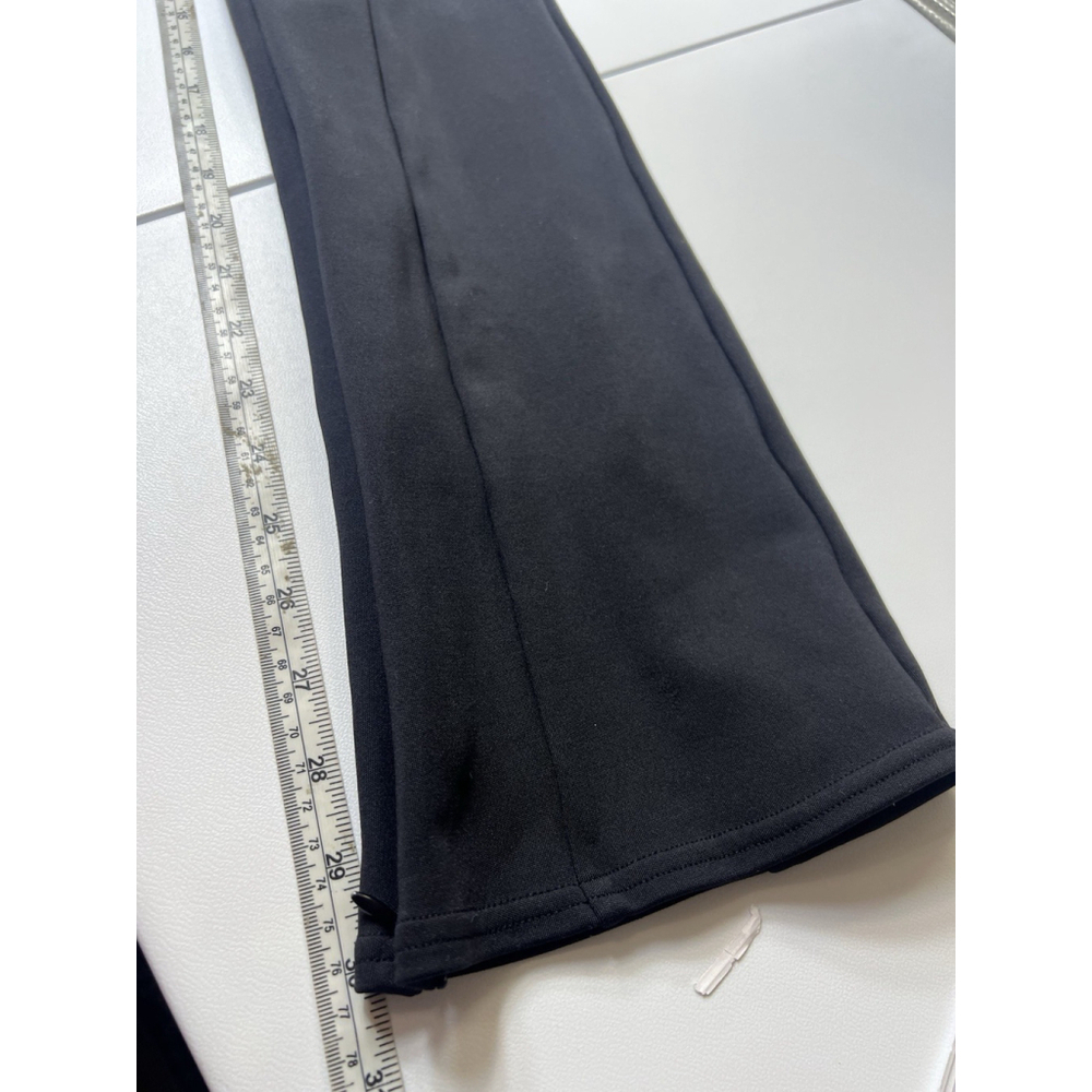 Alo Yoga Size XS High Waist 7/8 Zip It Flare Legging Pants Black Athletic Sport - Picture 9 of 13